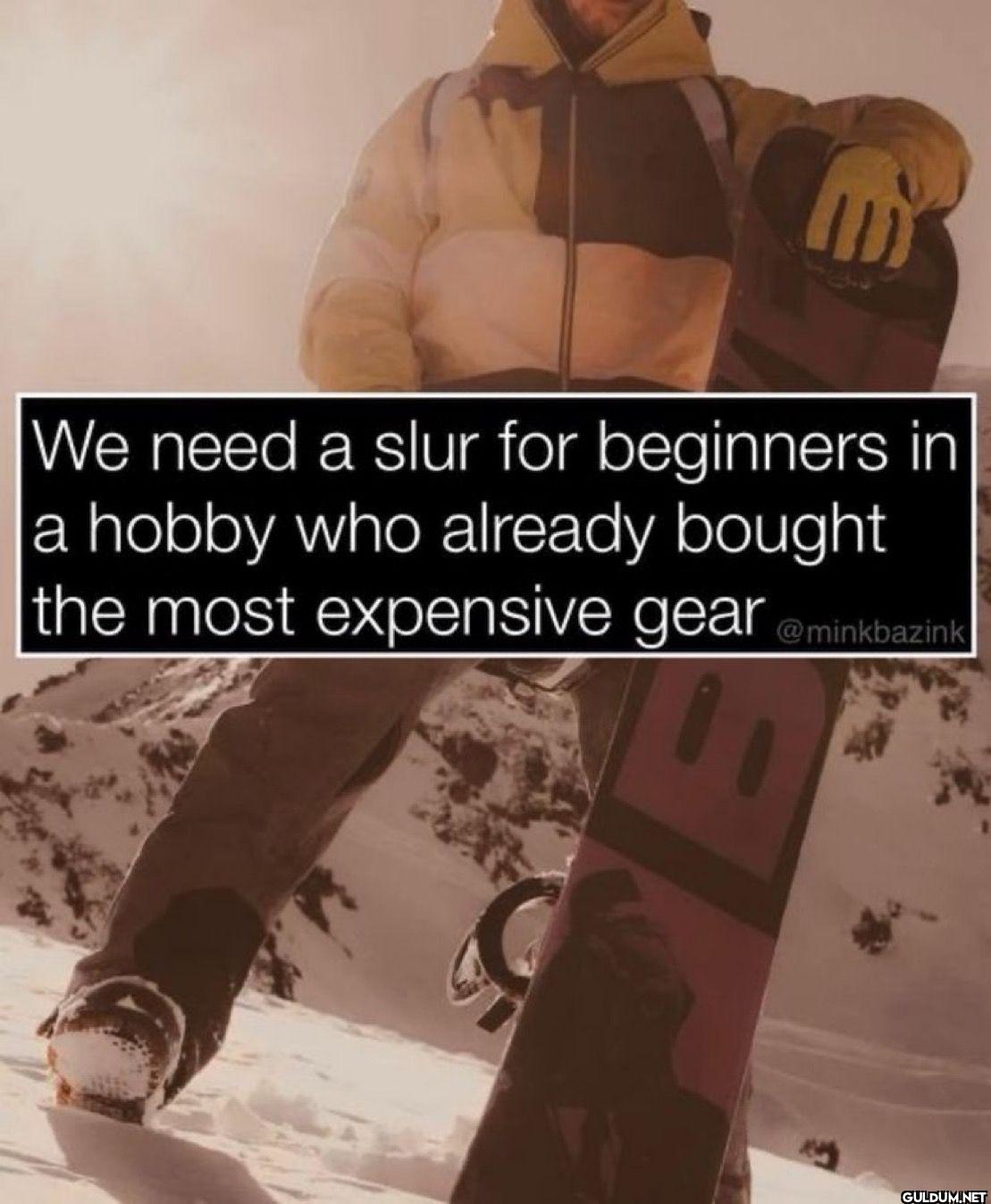 We need a slur for...