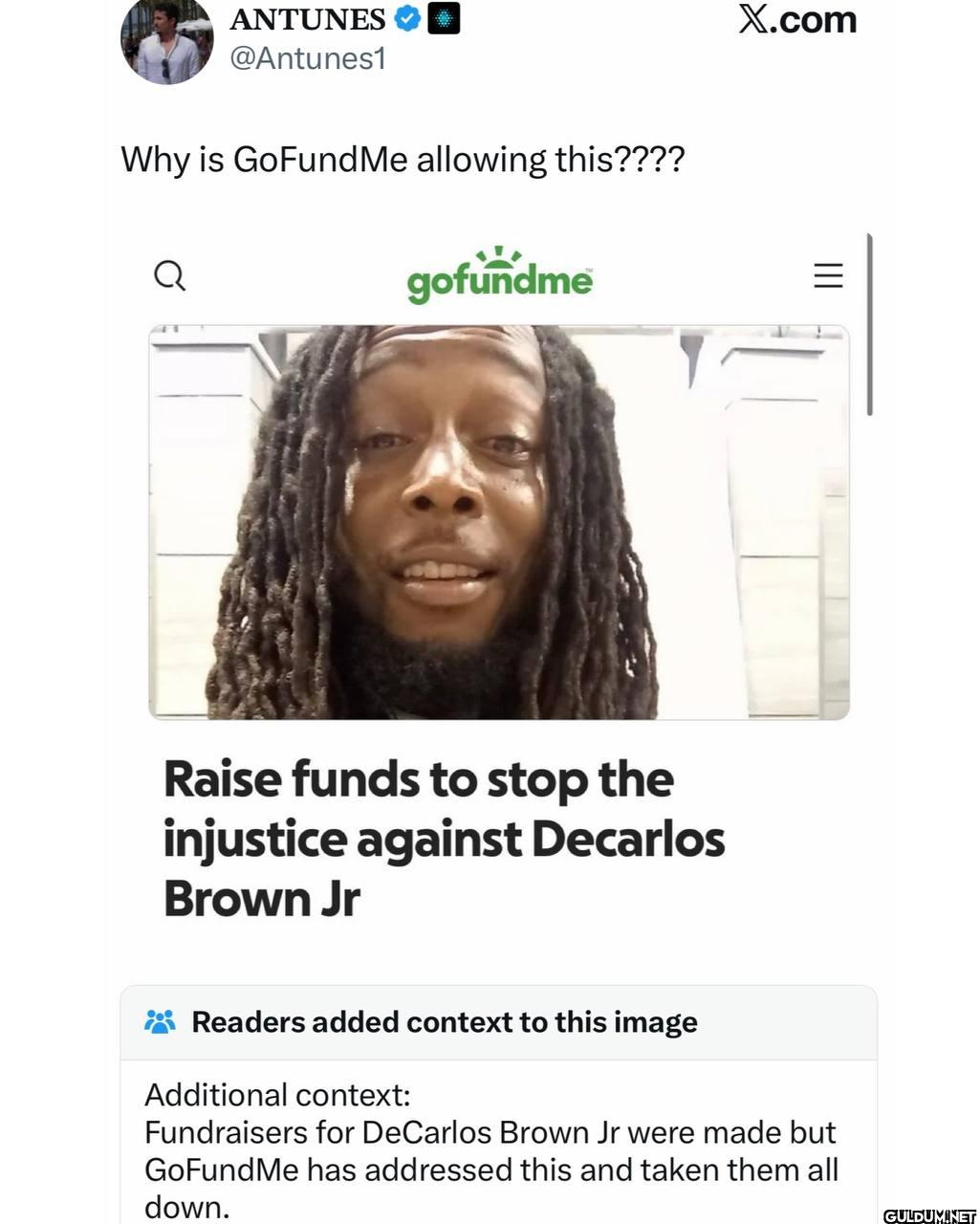 Why is GoFundMe allowing...