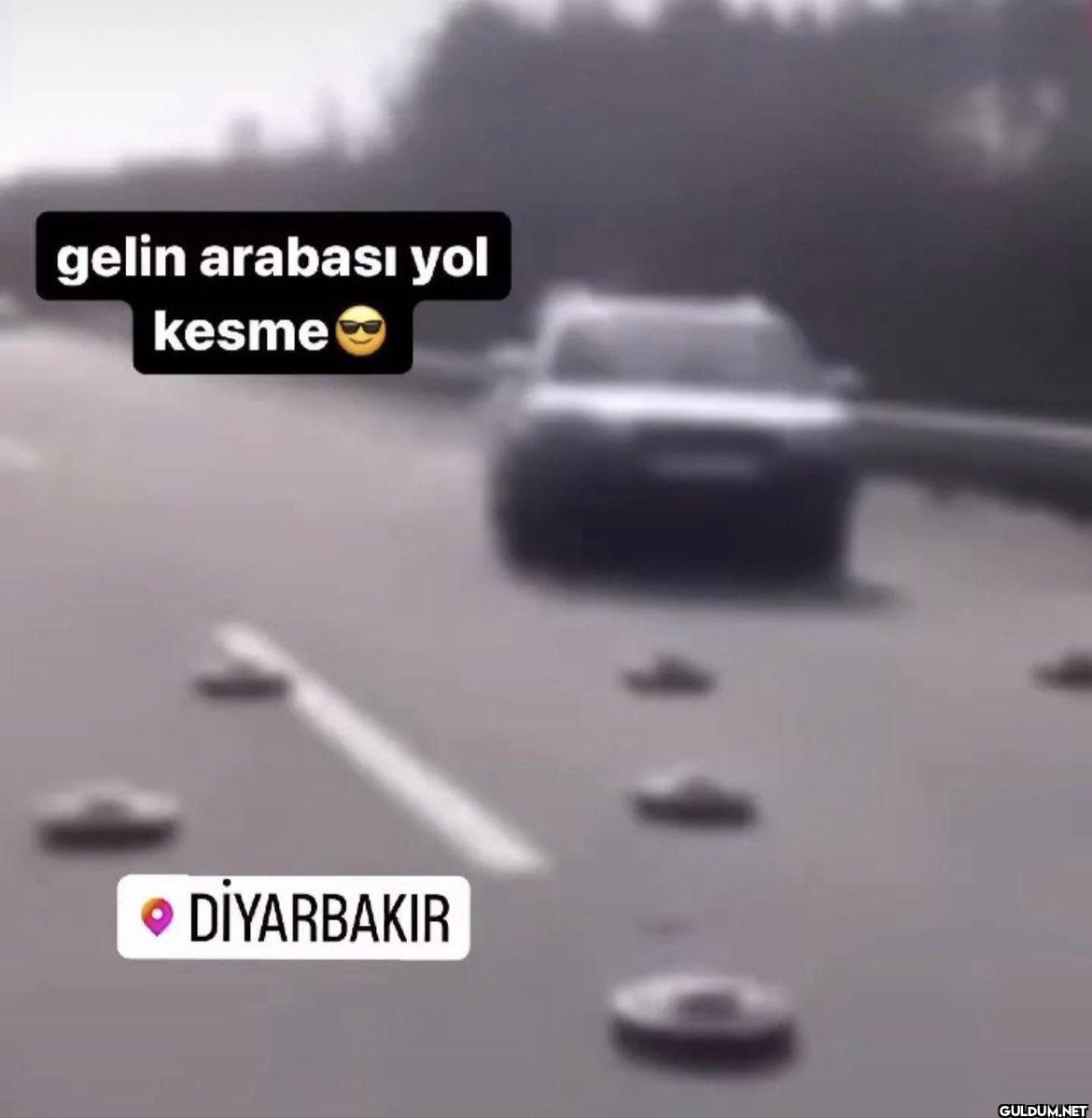 gelin arabası yol kesme •...