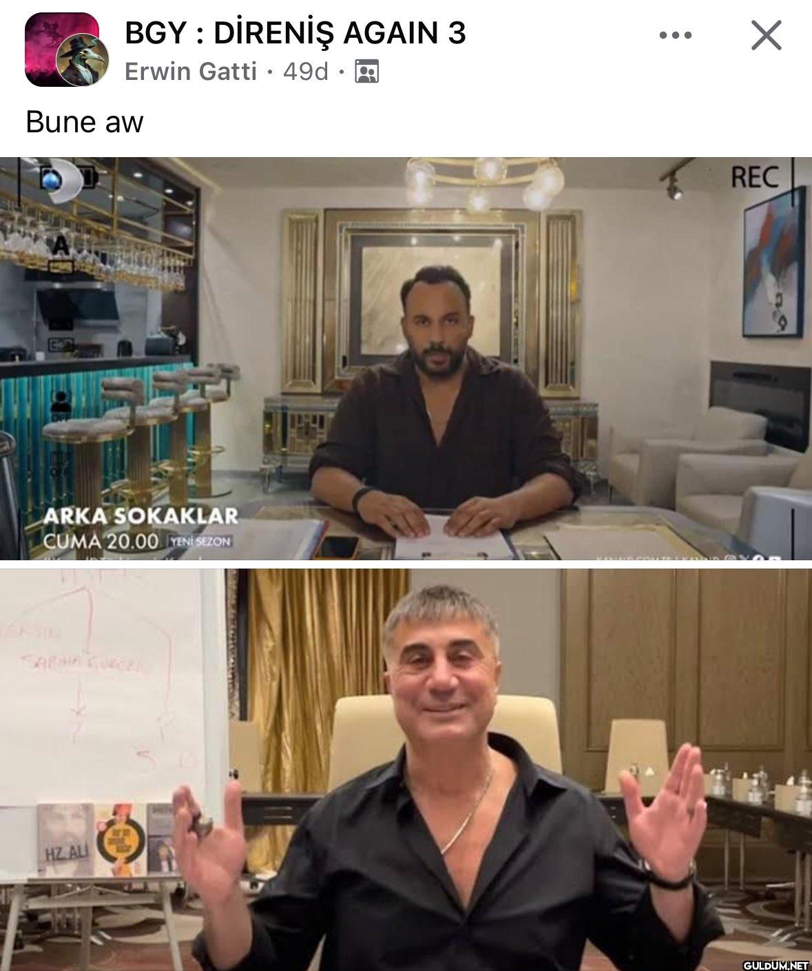 Arka sokaklara sedat peker...