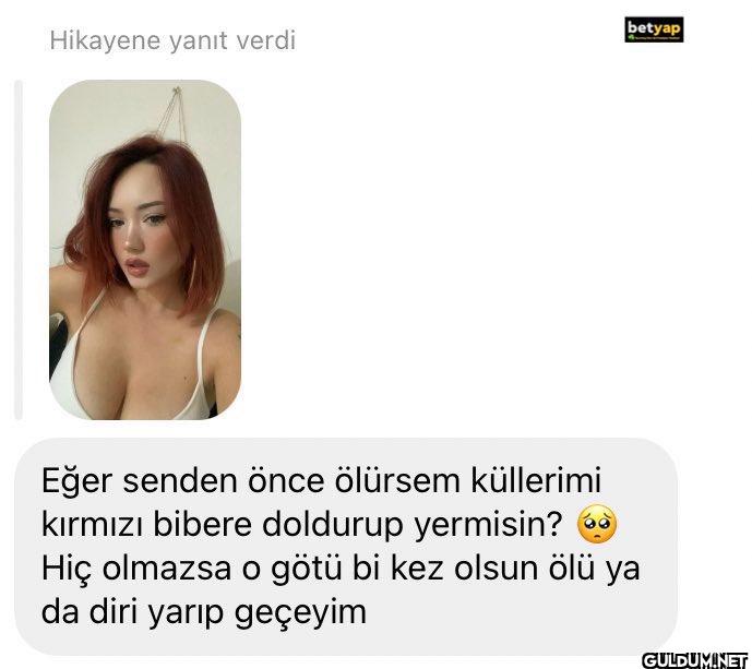 Hikayene yanıt verdi...