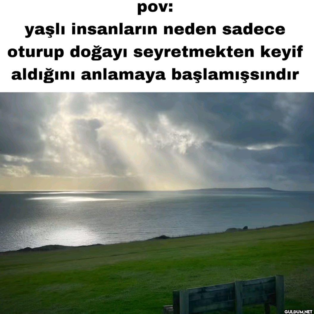 pov: yaşlı insanların...