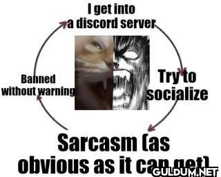 I get into discord server...