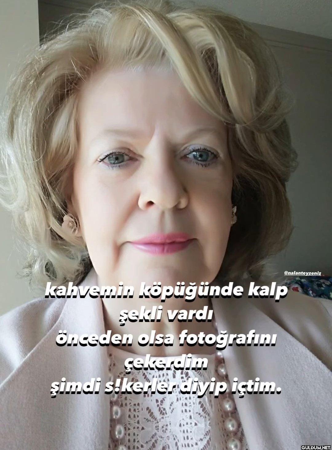kahvemin köpüğünde kalp...
