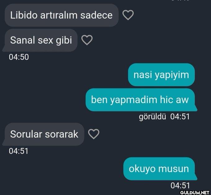 Libido artıralım sadece...