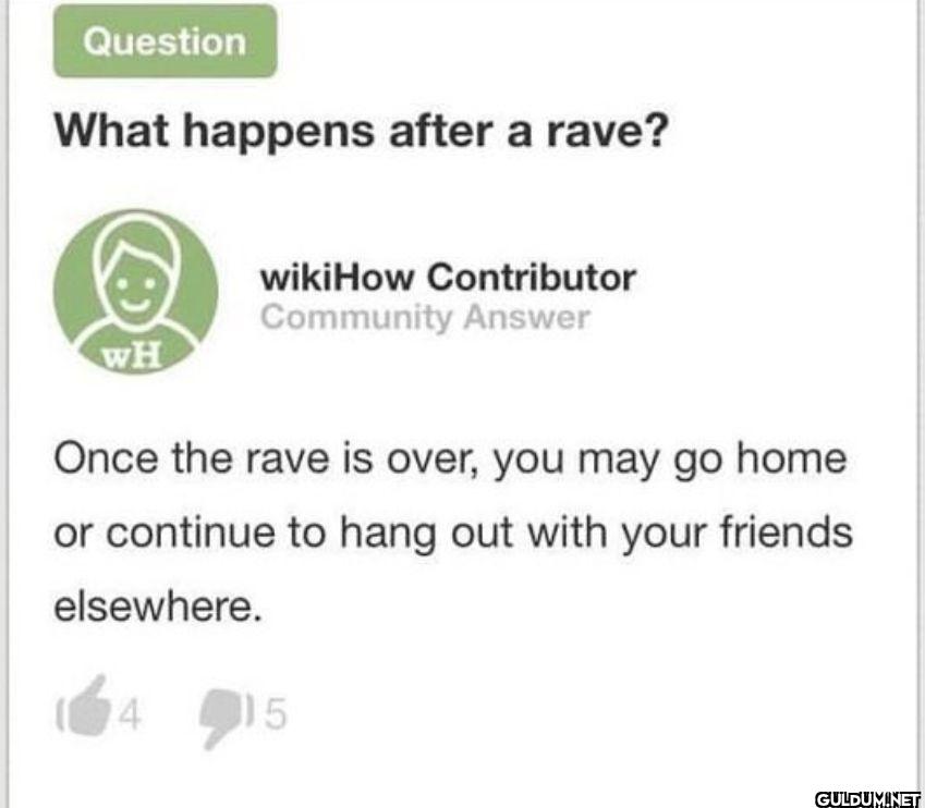 Question What happens...
