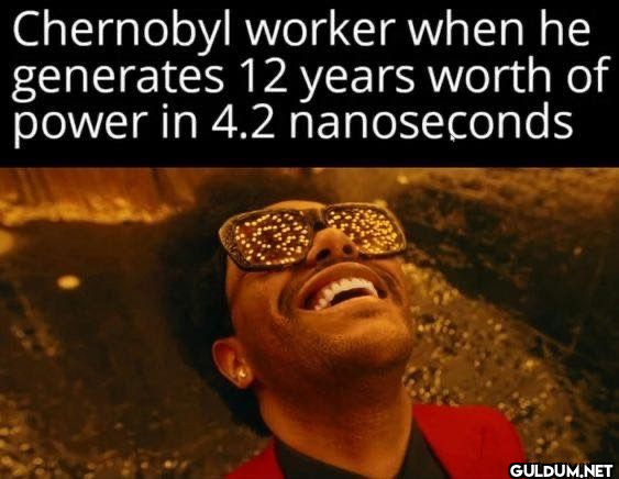 Chernobyl worker when he...