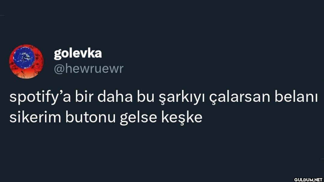 spotify'a bir daha bu...