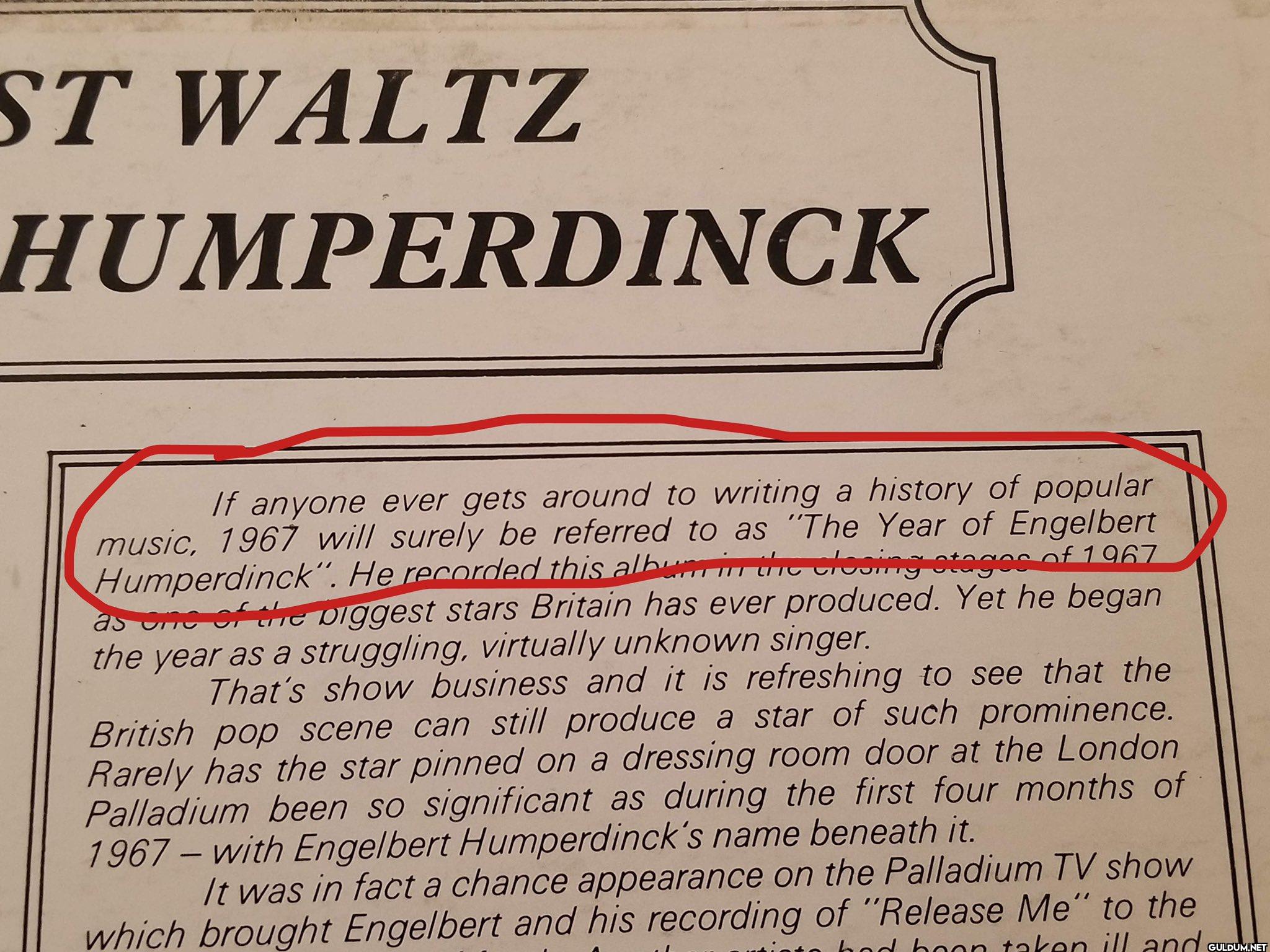 ST WALTZ HUMPERDINCK If...