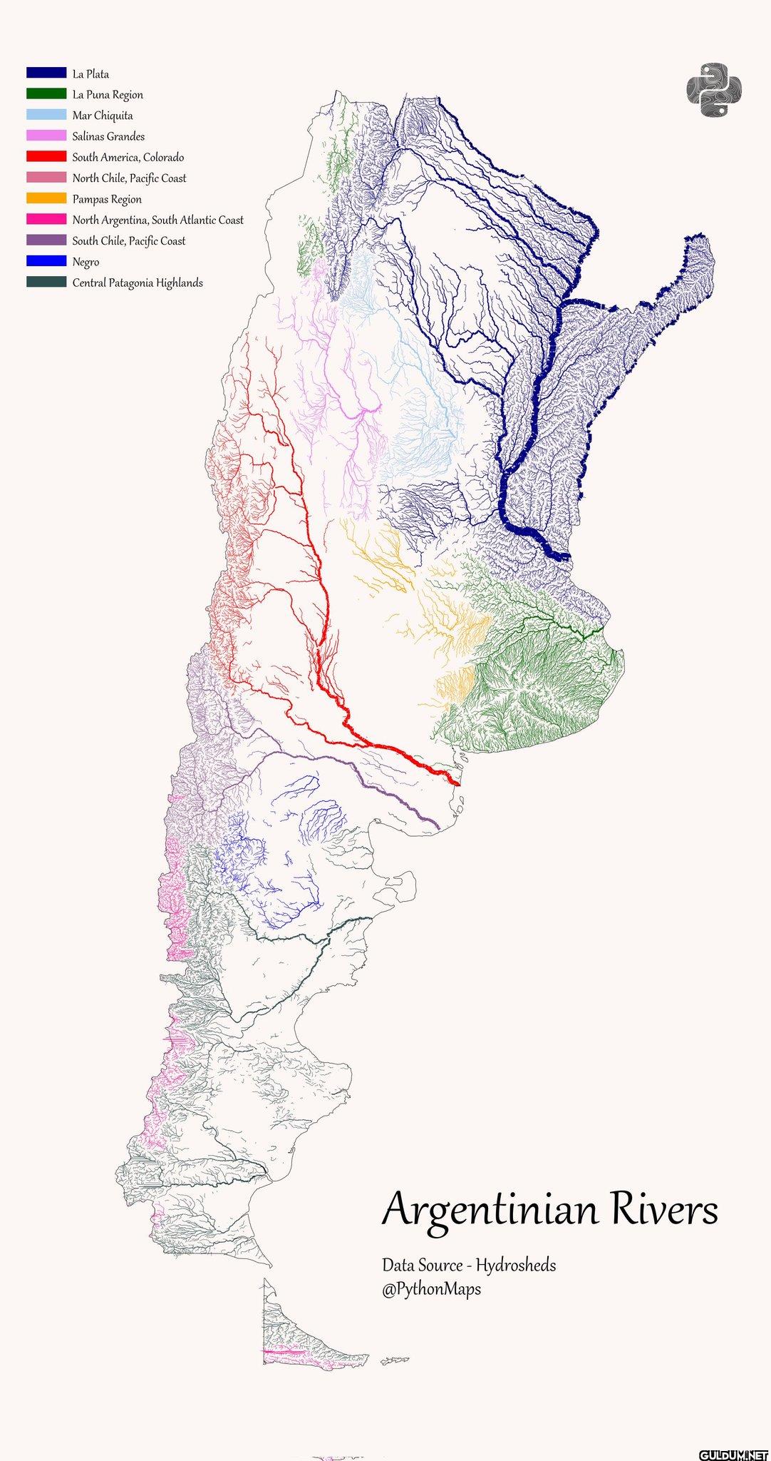 Rivers of Argentina broken...