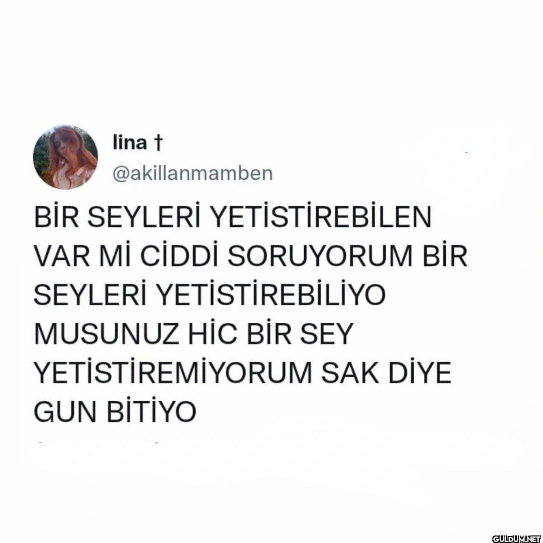 BİR SEYLERİ YETİSTİREBİLEN...
