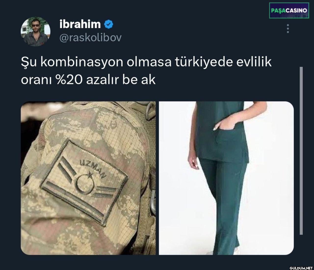Şu kombinasyon olmasa...