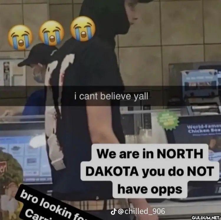 i cant believe yall We are...