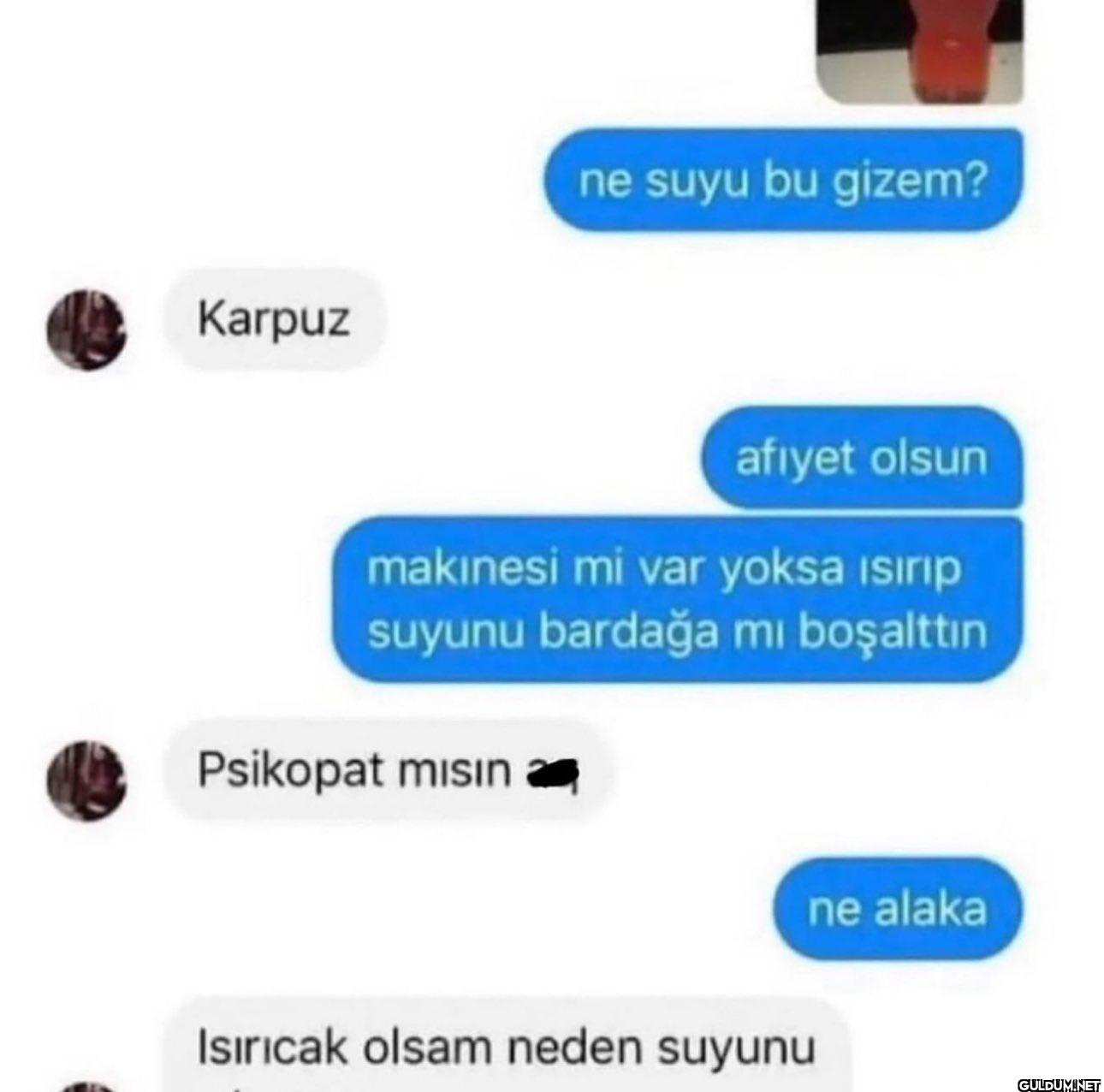 Karpuz ne suyu bu gizem?...