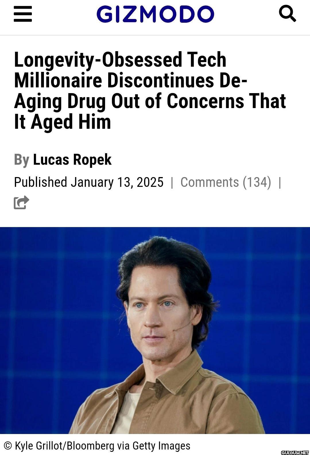 For a guy heavily invested...