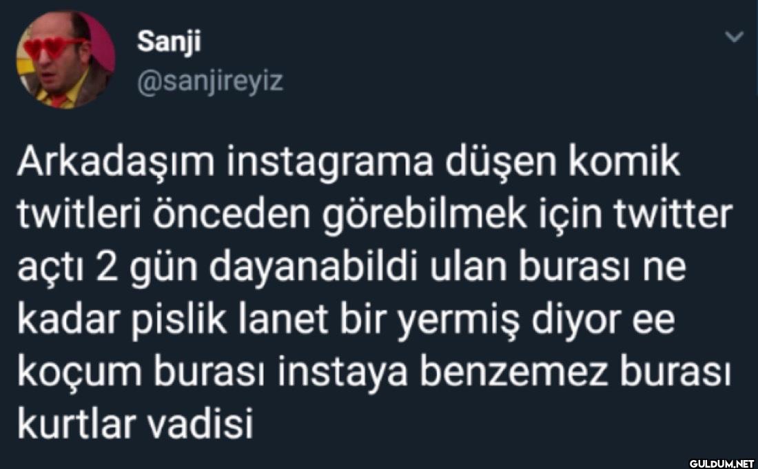 Arkadaşım instagrama düşen...