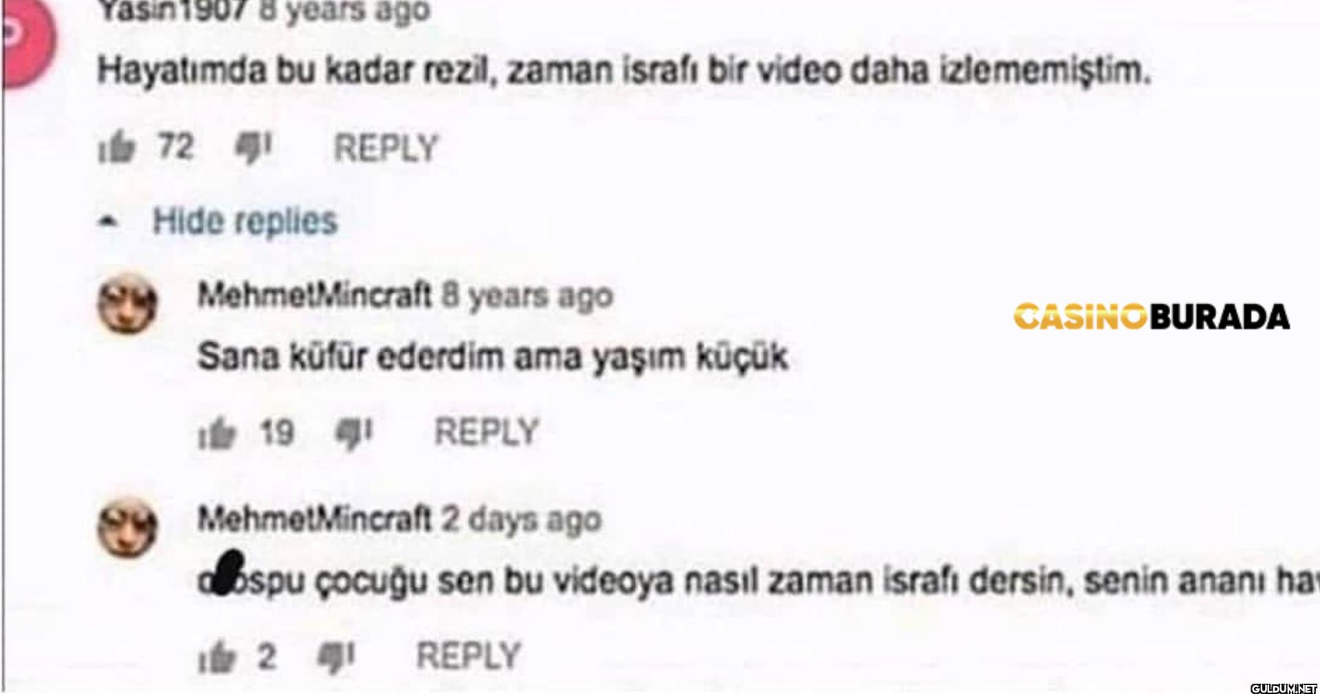 Küfür etmek için 8 yıl...