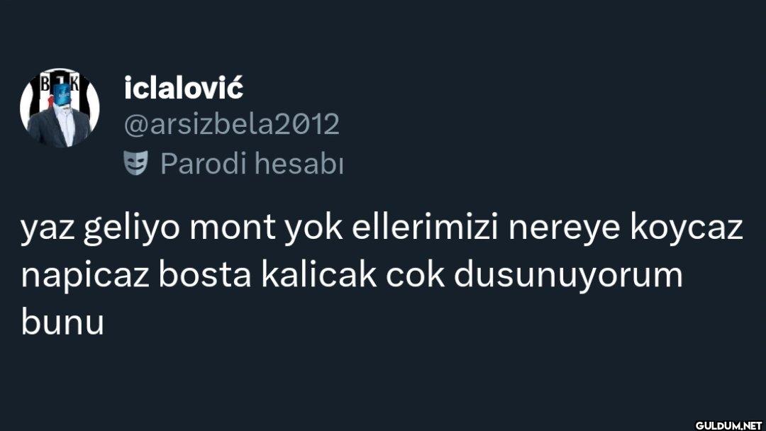 Parodi hesabı yaz geliyo...
