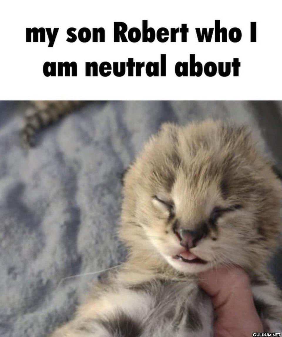 my son Robert who I am...