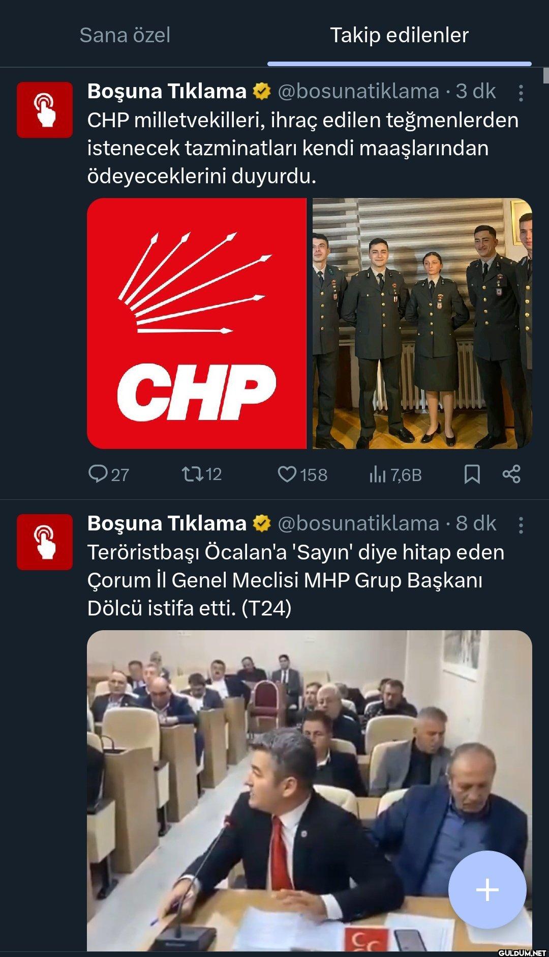 O sırada mhp: Sana özel...
