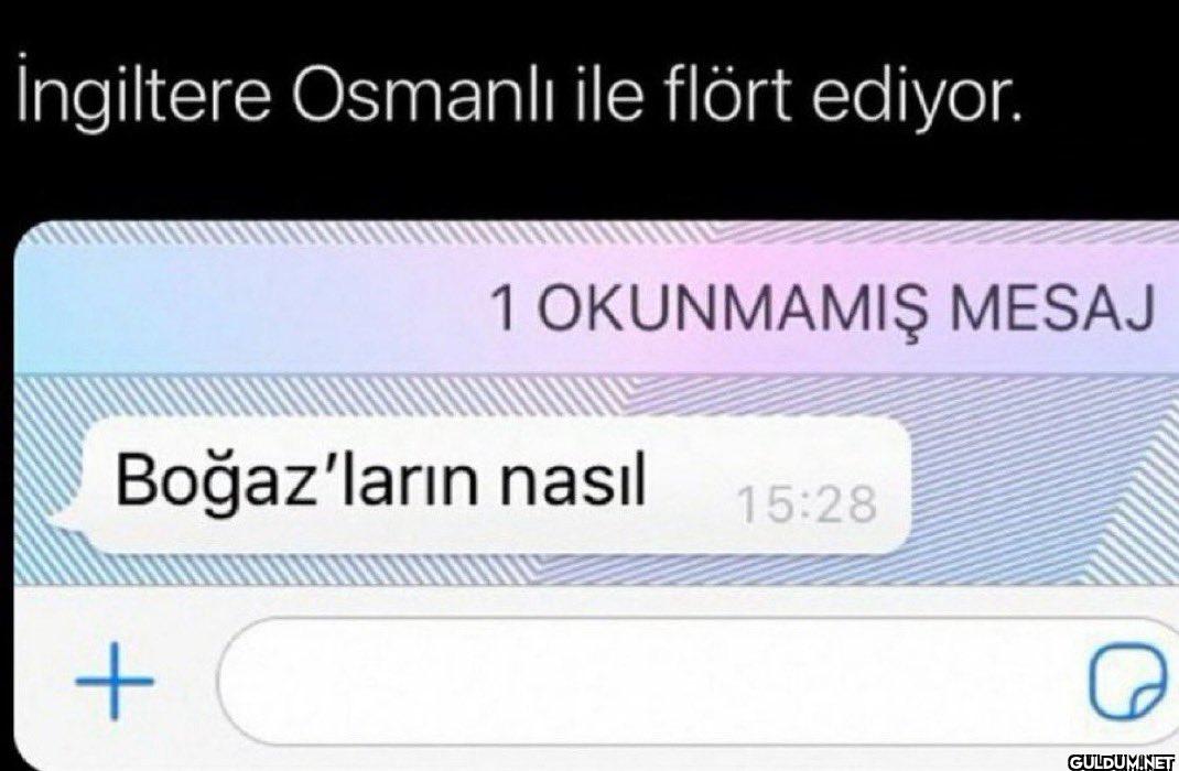 İngiltere Osmanlı ile...