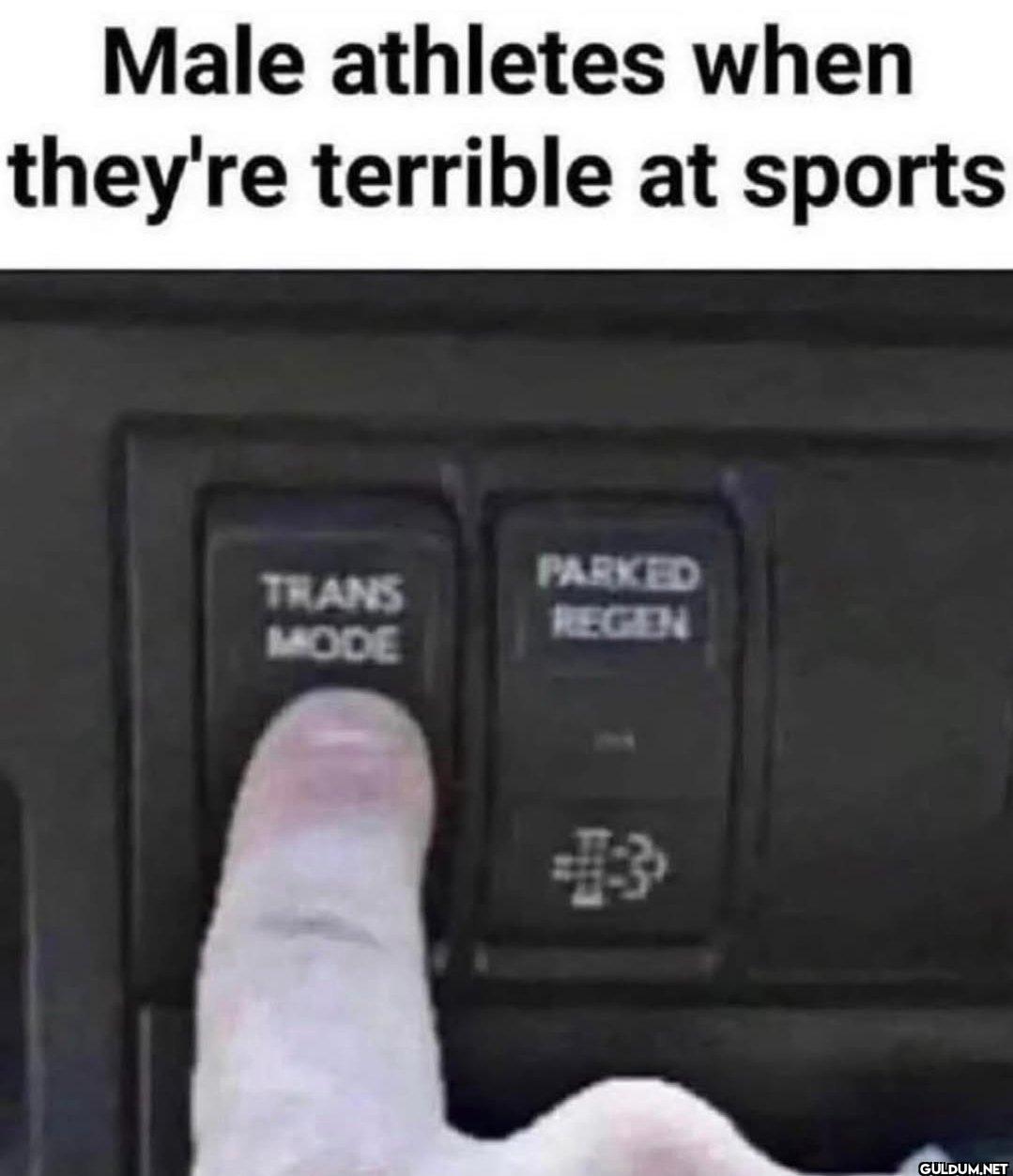 🎯    Male athletes when...