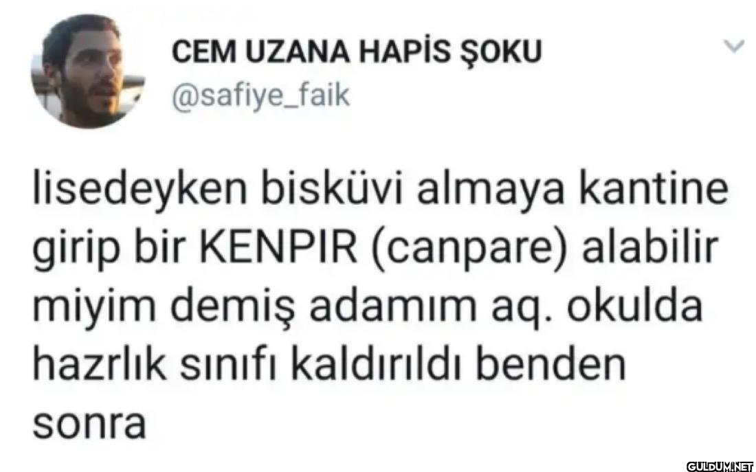 lisedeyken bisküvi almaya...