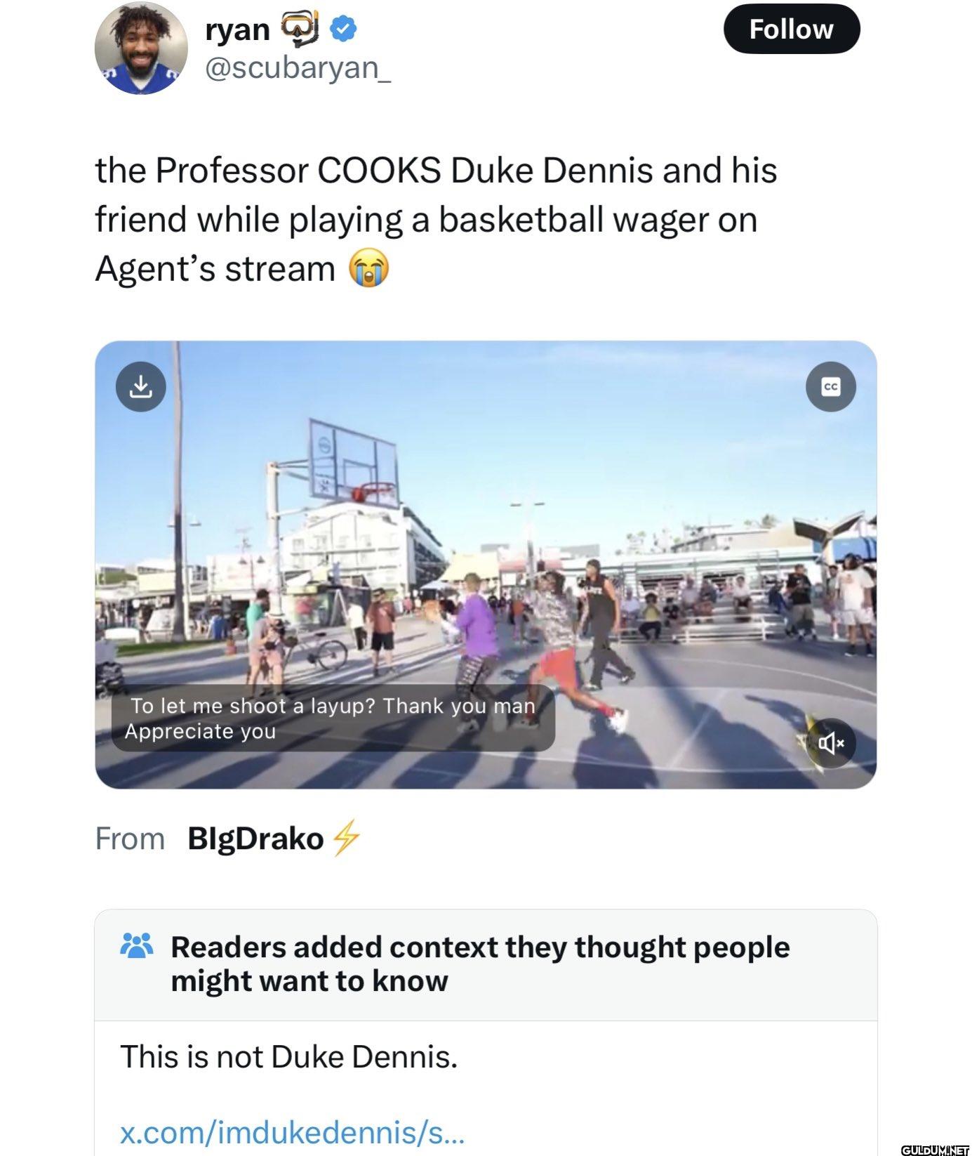 the Professor COOKS Duke...