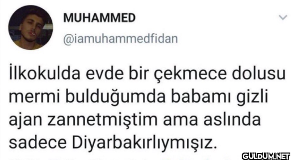İlkokulda evde bir çekmece...