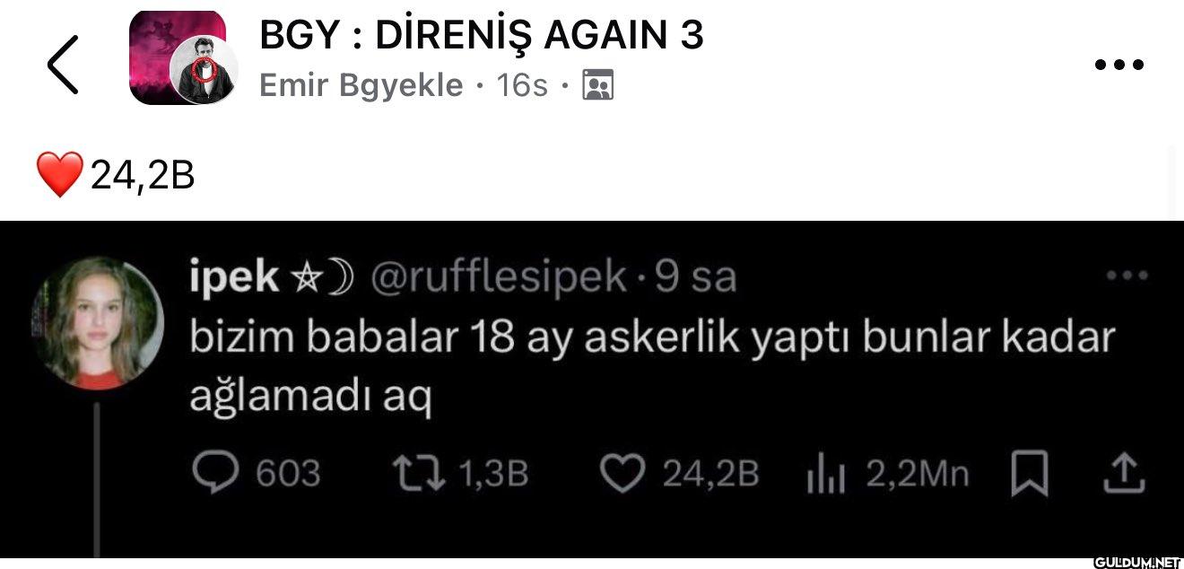 💔    24,2B BGY: DİRENİŞ...