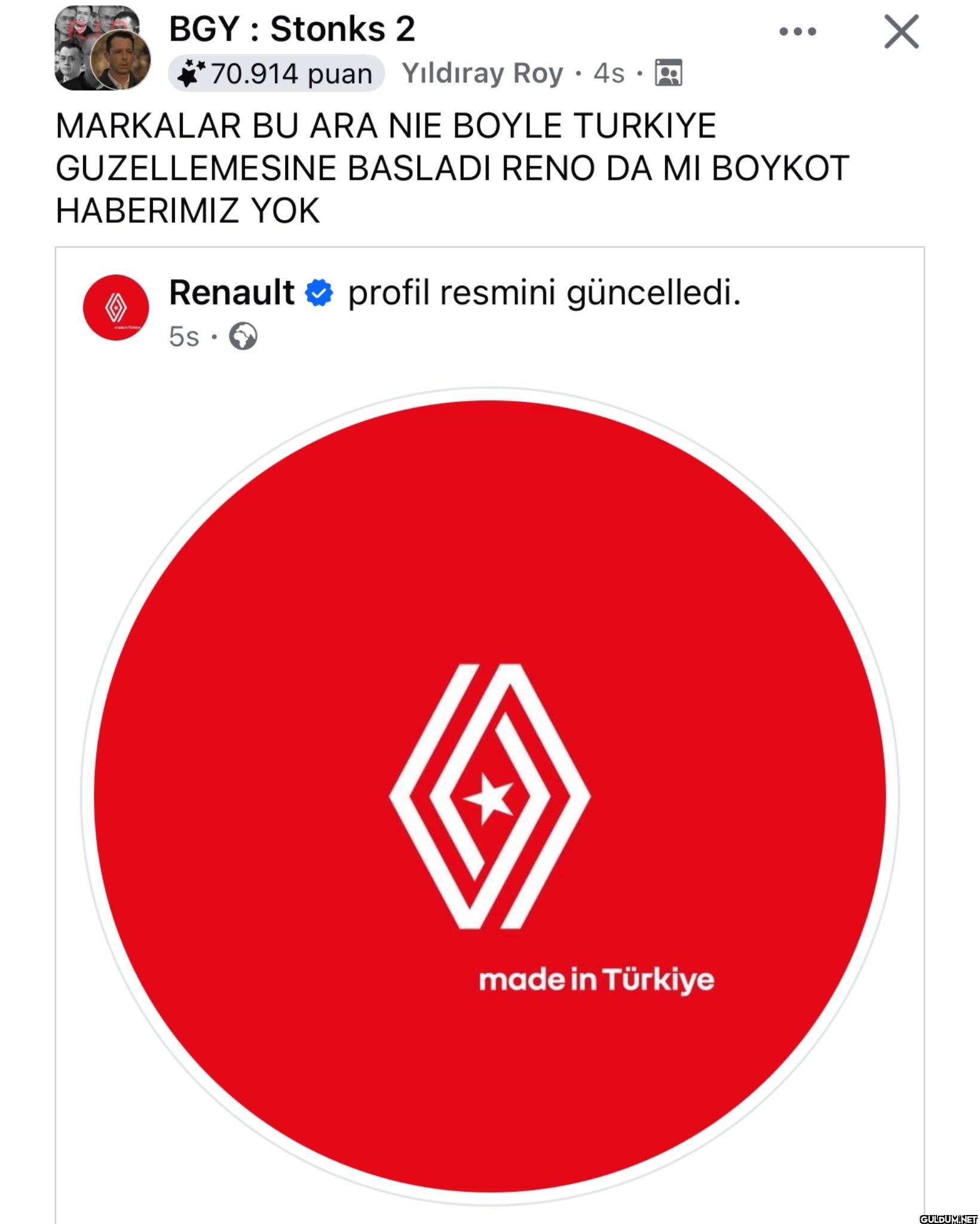 Renault markası profil...