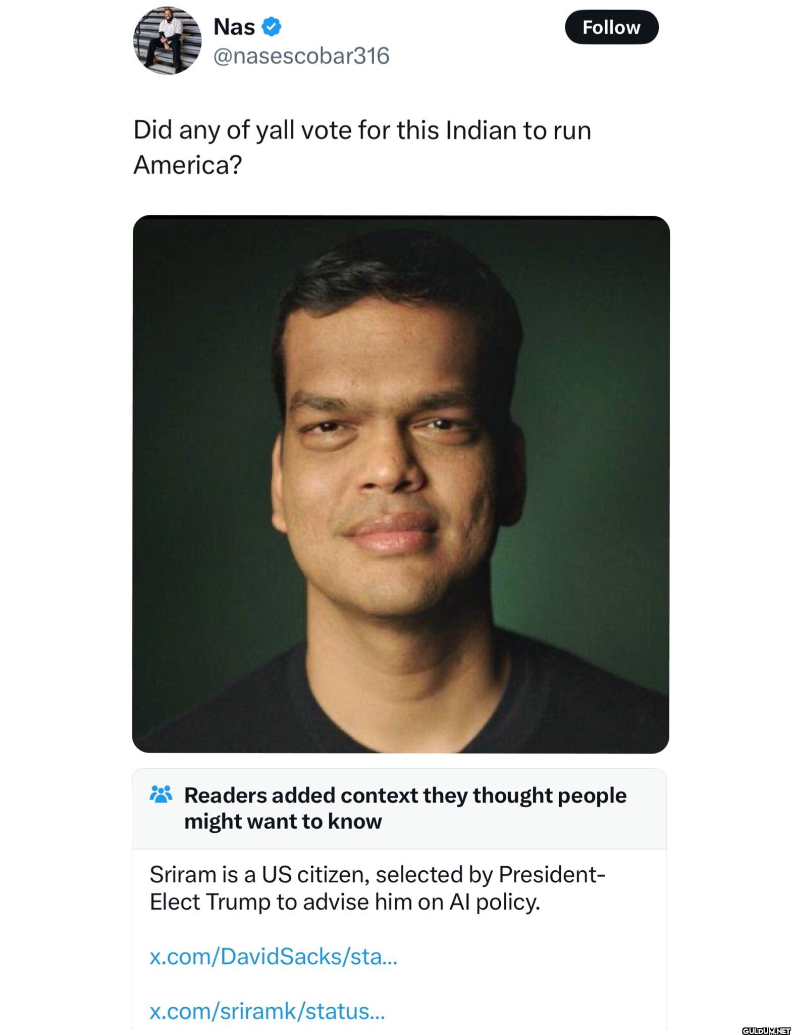 Did any of yall vote for...