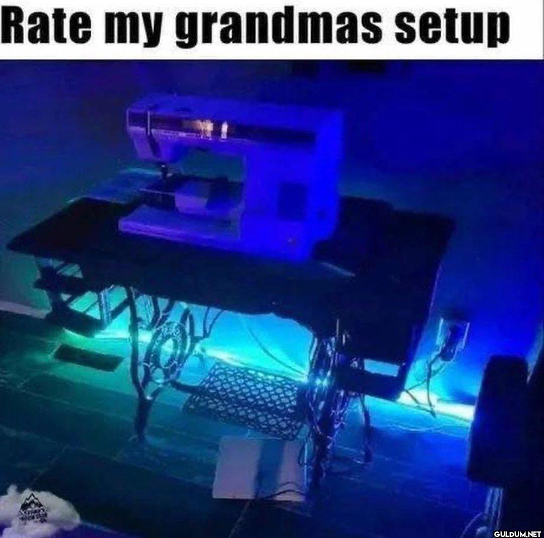 Rate my grandmas setup