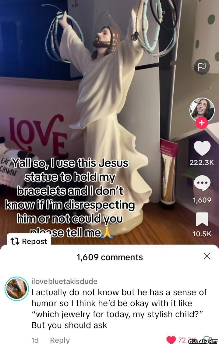Yall so, I use this Jesus...