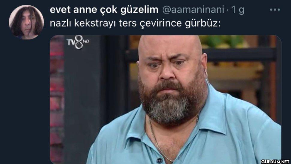 · 1 g nazlı kekstrayı ters...