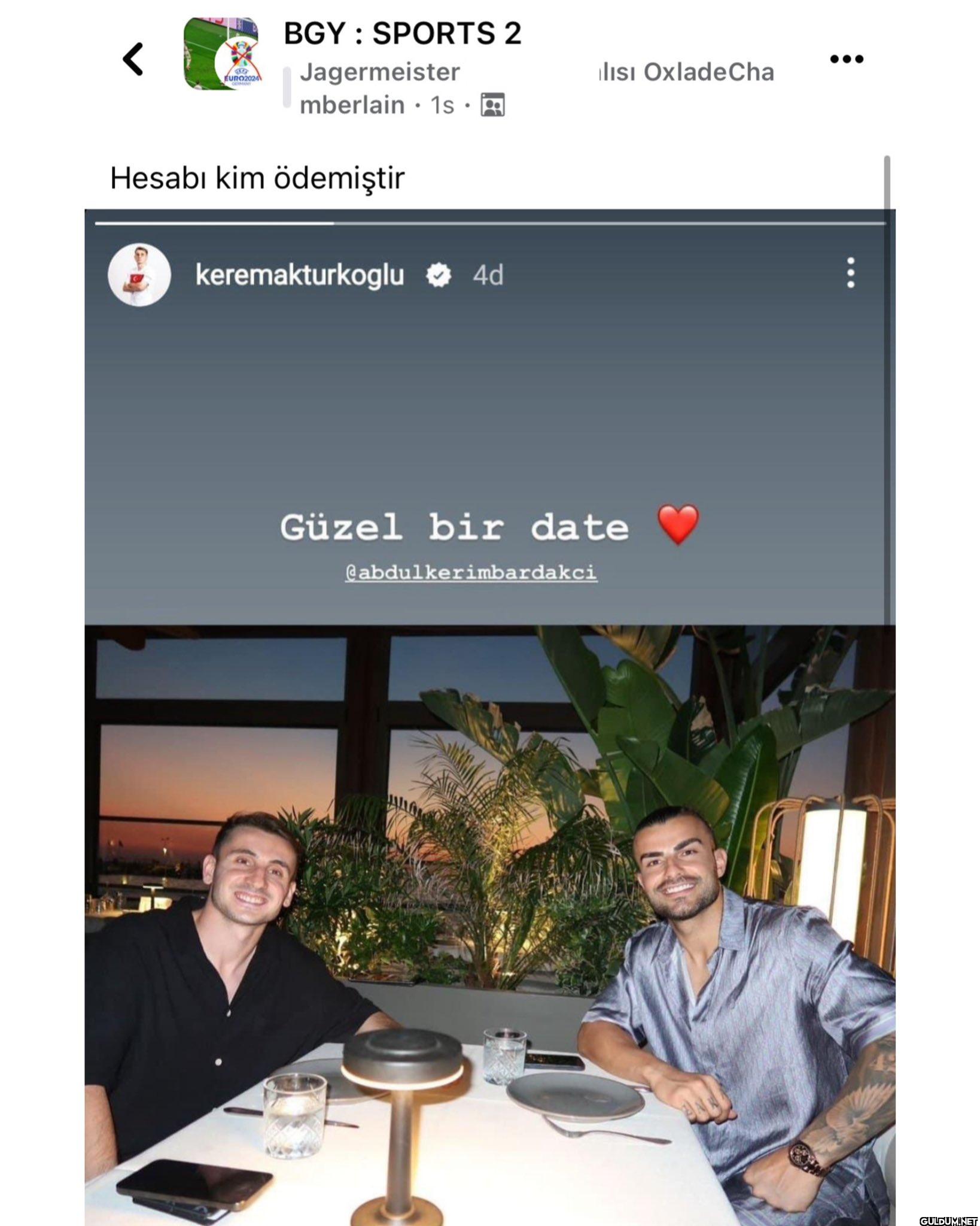 kerem elini cebine...