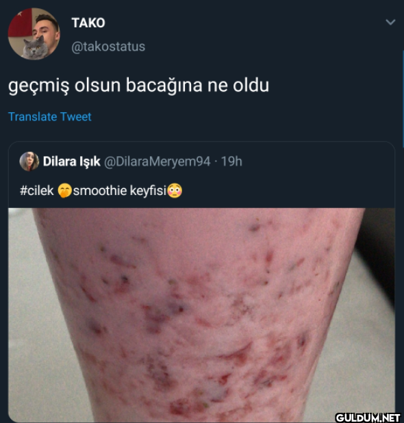 geçmiş olsun bacağına ne...
