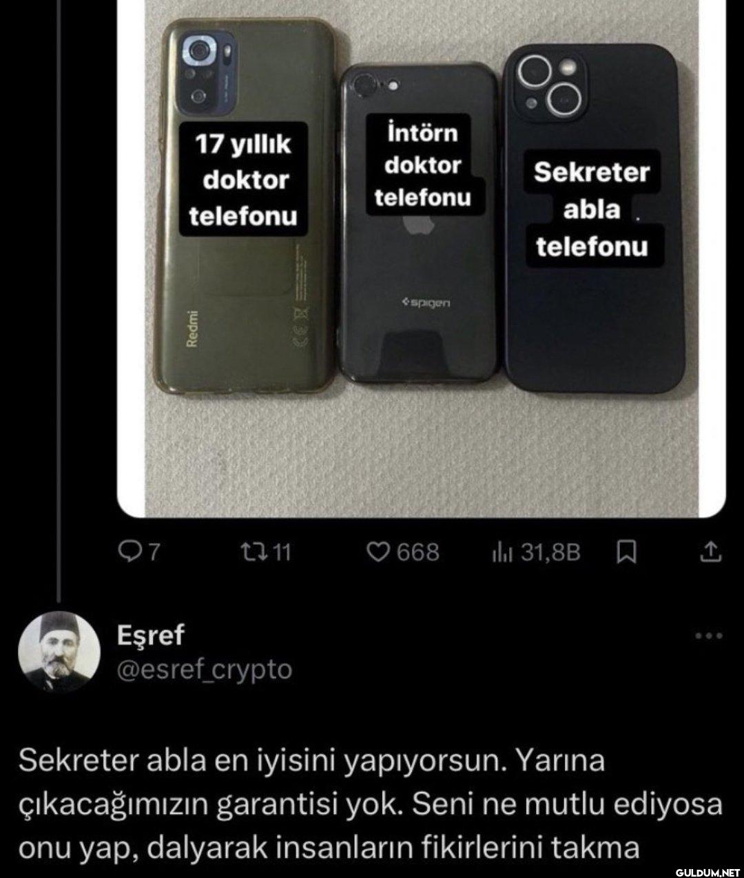 Redmi İntörn 17 yıllık...