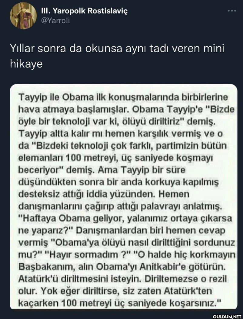 Yıllar sonra da okunsa...