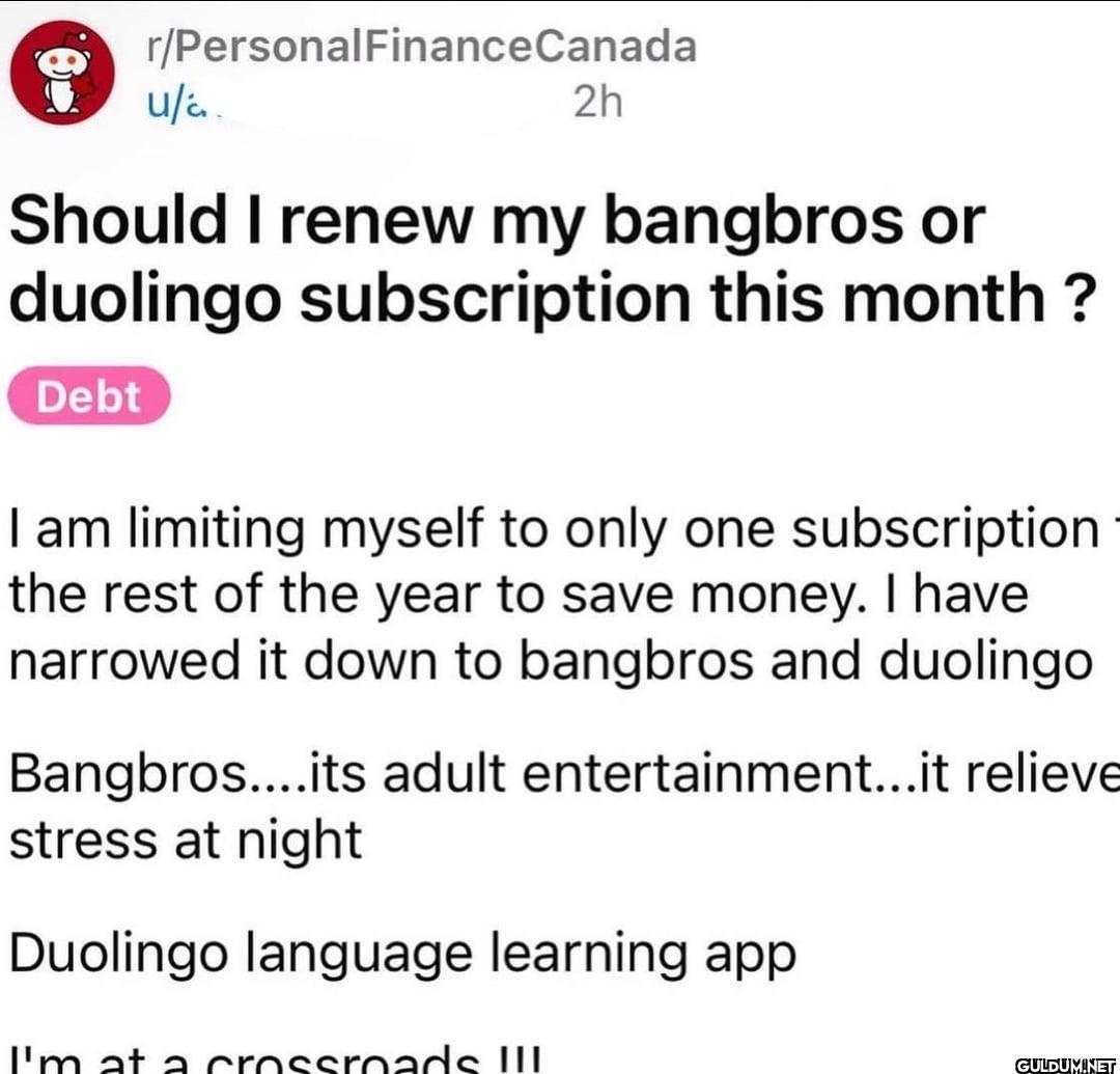 r/Personal FinanceCanada...
