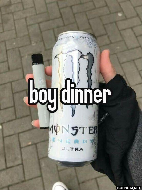 boy dinner MONSTER ENERGY ULTRA