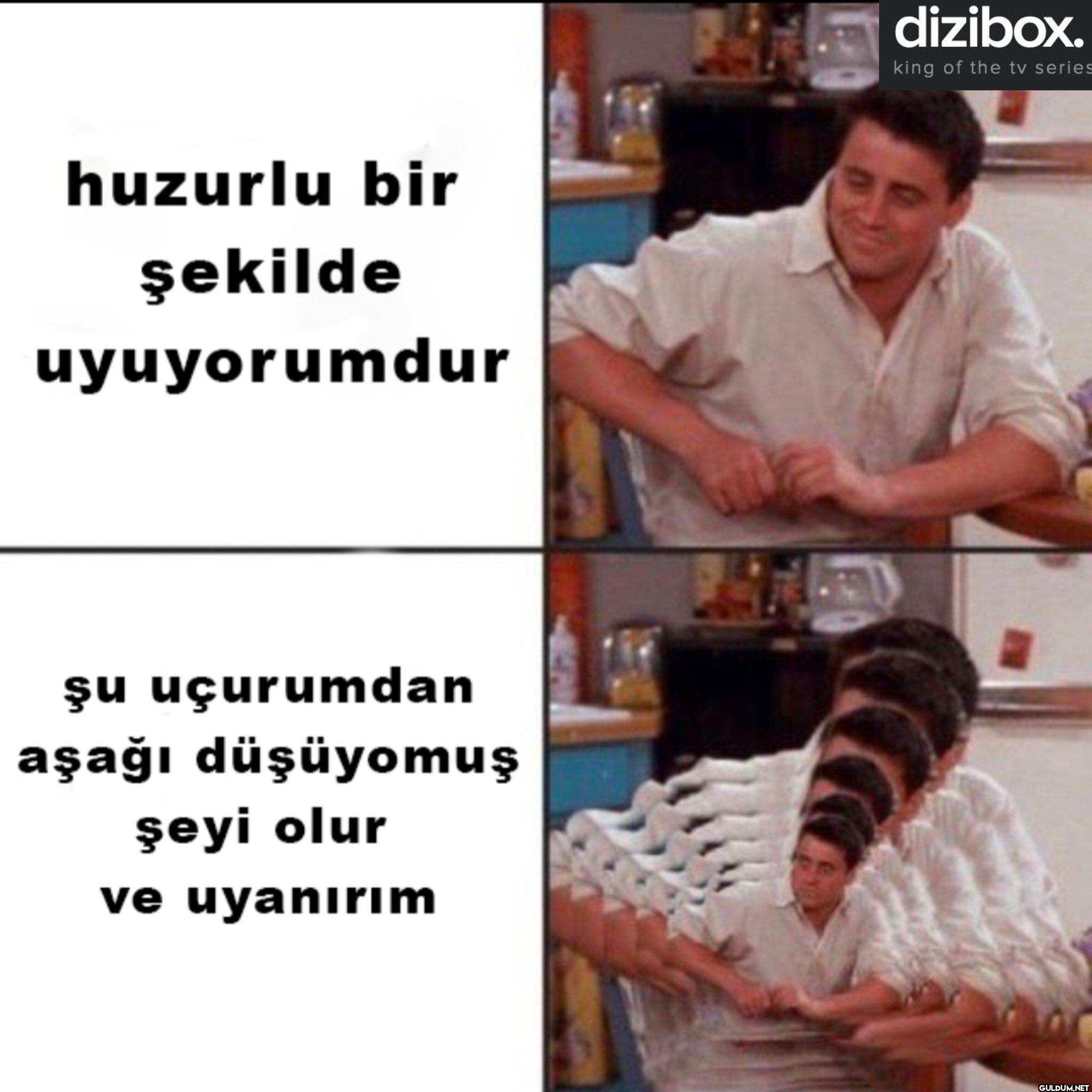 huzurlu bir şekilde...