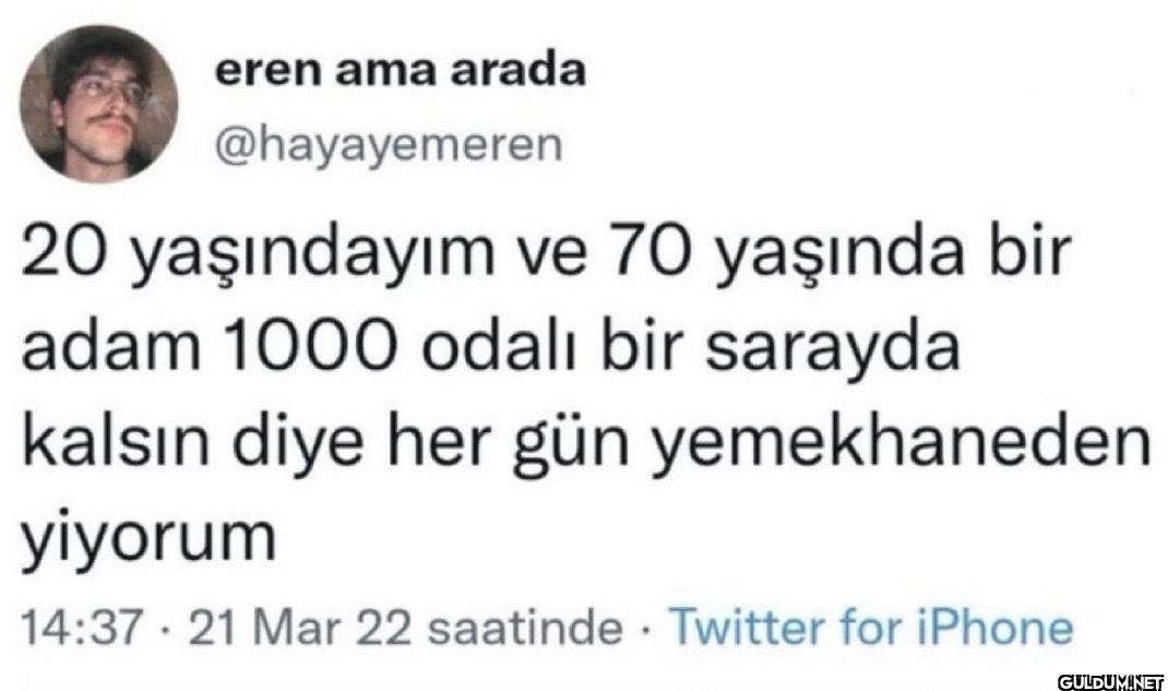 20 yaşındayım ve 70...