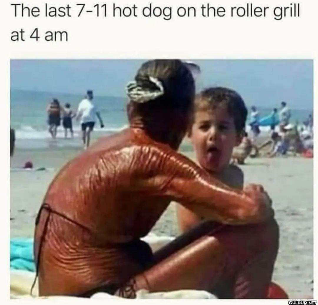 The last 7-11 hot dog on...