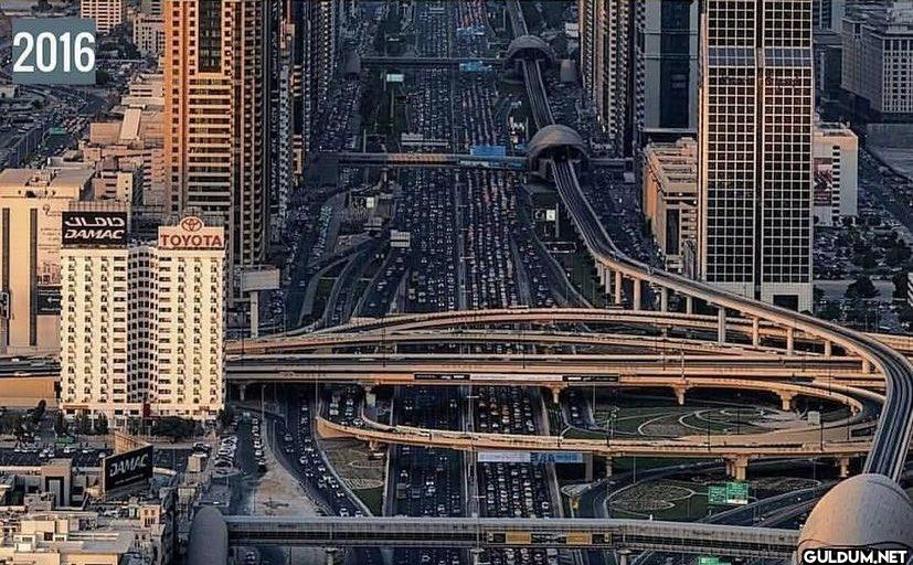 Dubai.  1981 vs. 2016   ...