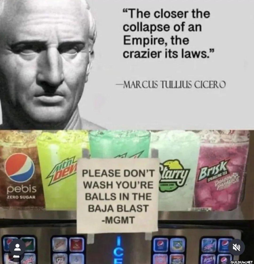 "The closer the collapse...