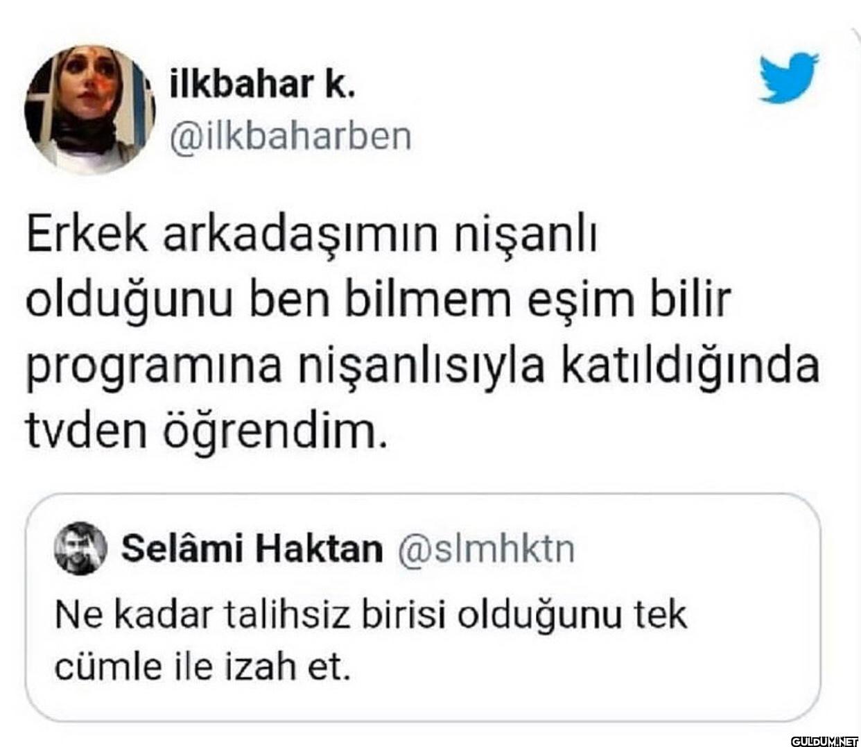 Erkek arkadaşımın nişanlı...