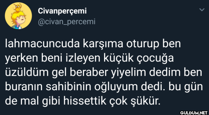 lahmacuncuda karşıma...