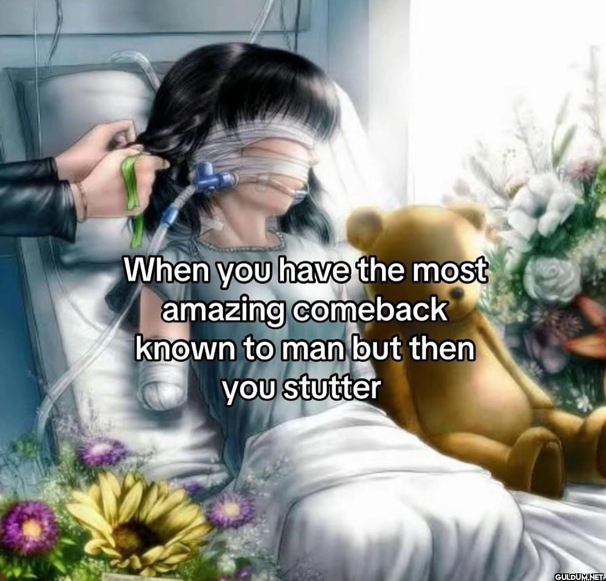 When you have the most...