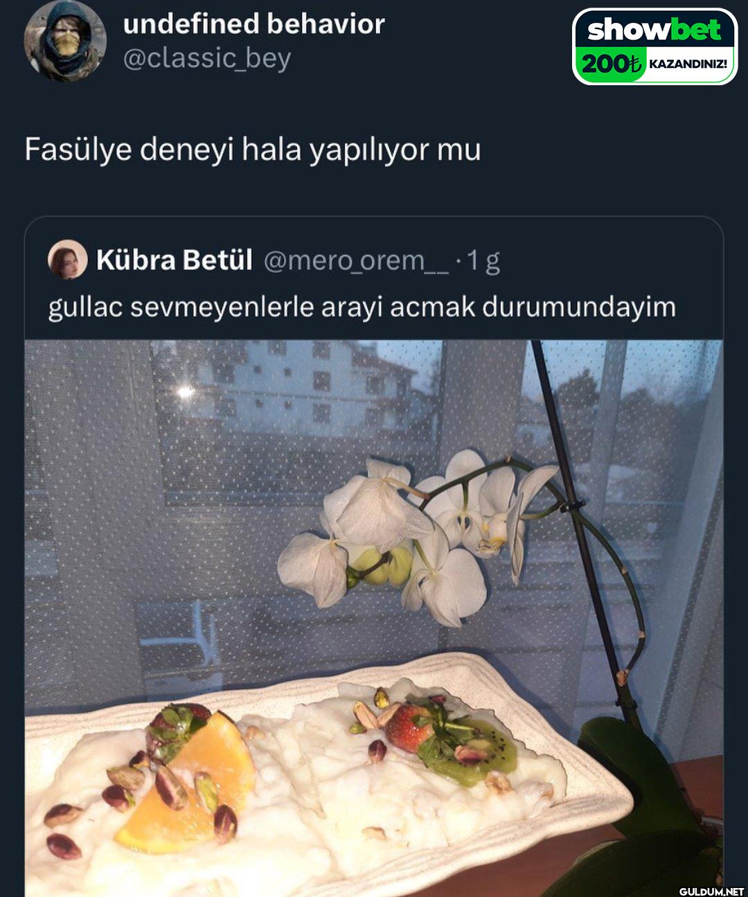 Fasülye deneyi hala...